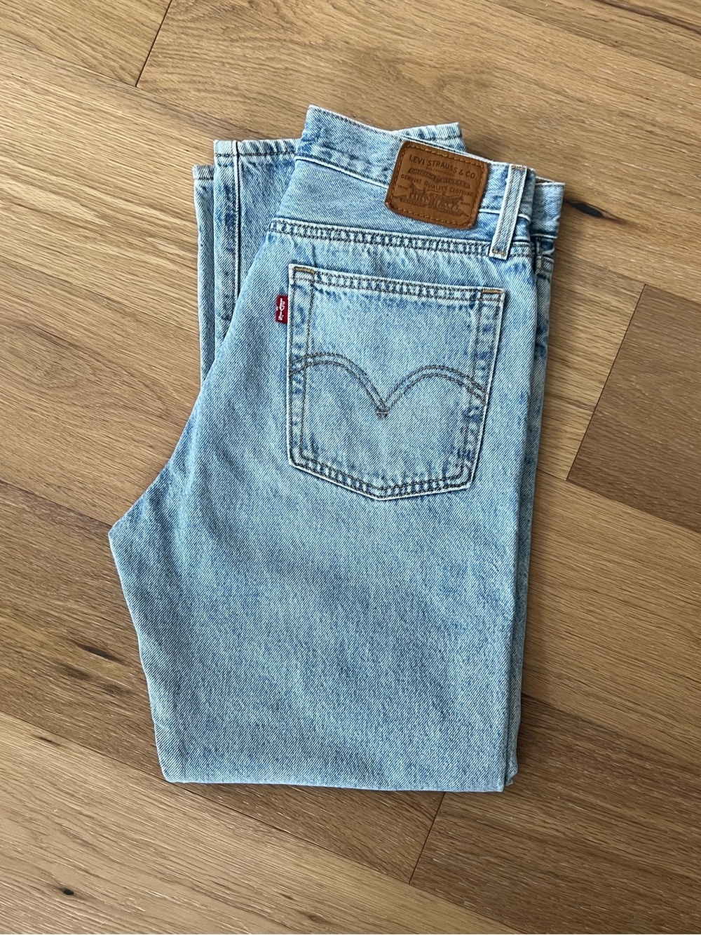 Levi’s Wedgie Straight Blue Jeans Denim - Size 27